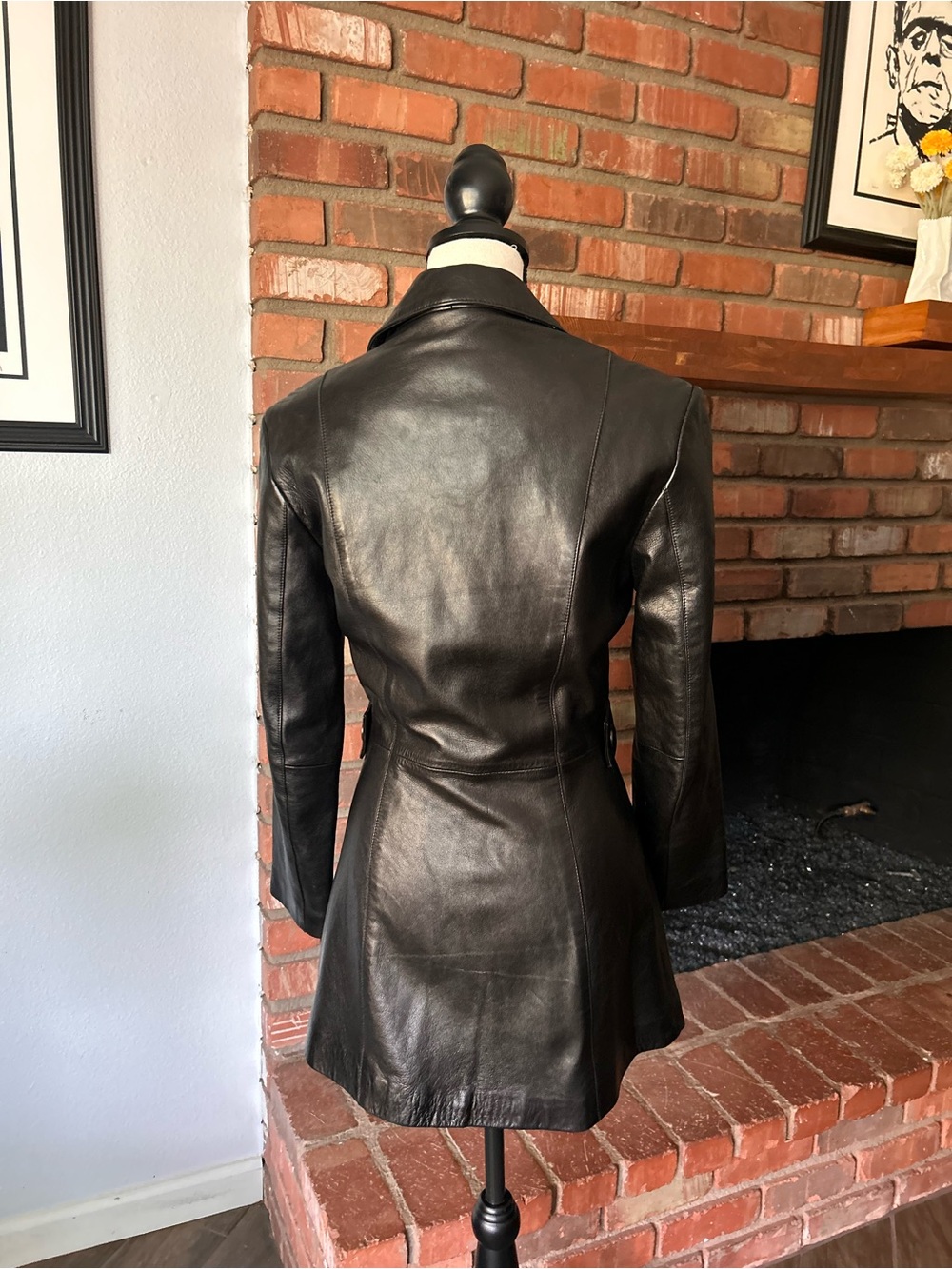 VTG Michael Hoban North Beach Leather Women’s Leather Jacket in Black Sz 6 - Picture 6 of 9